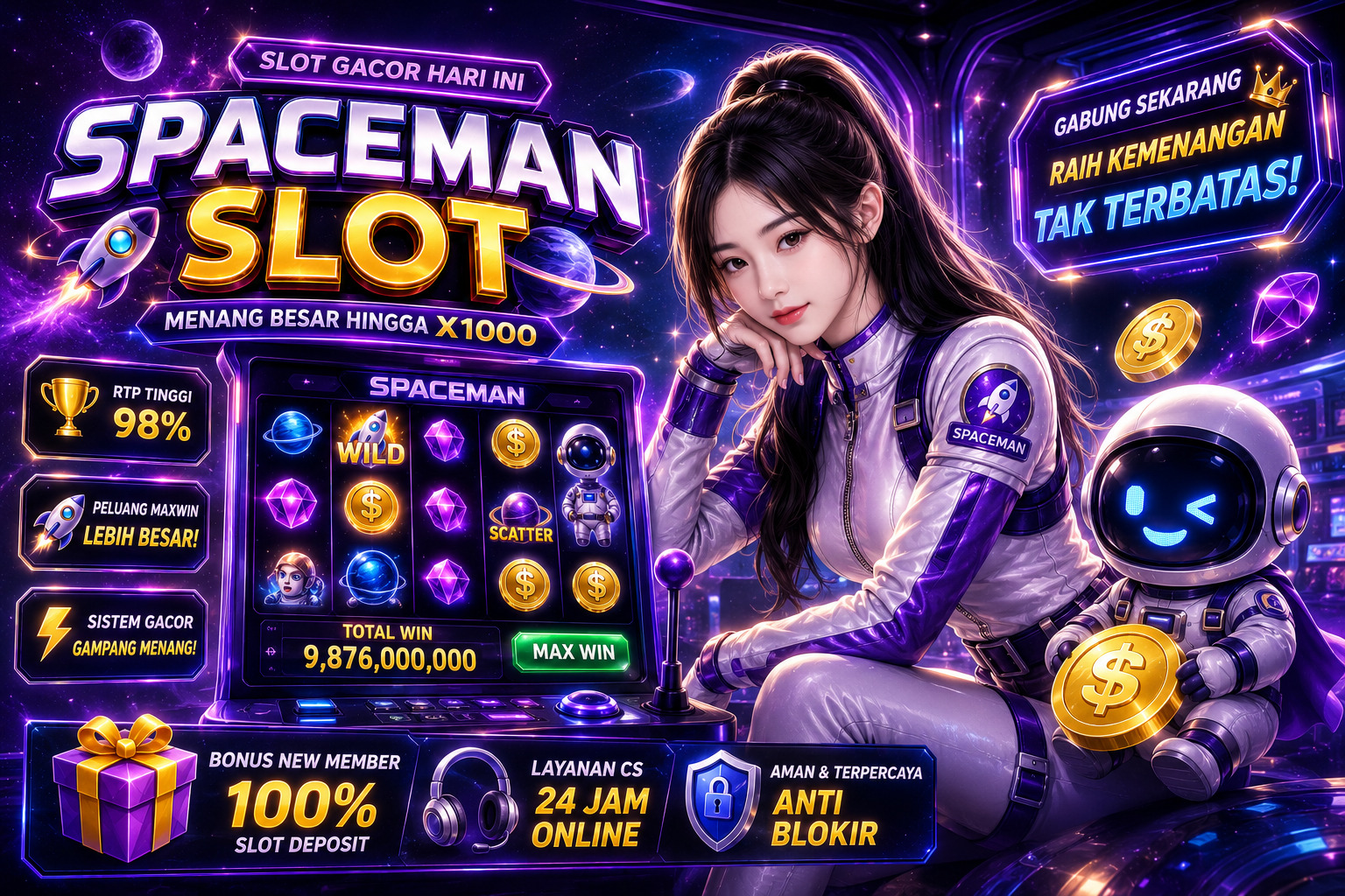 Spaceman Menawarkan Pengalaman Bermain Berbeda